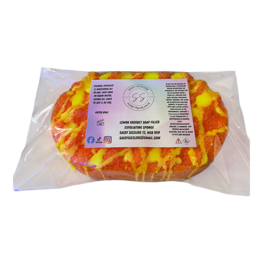 Soap Filled Exfoliating Sponge