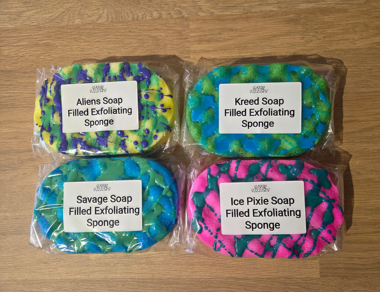 Soap Filled Exfoliating Sponge