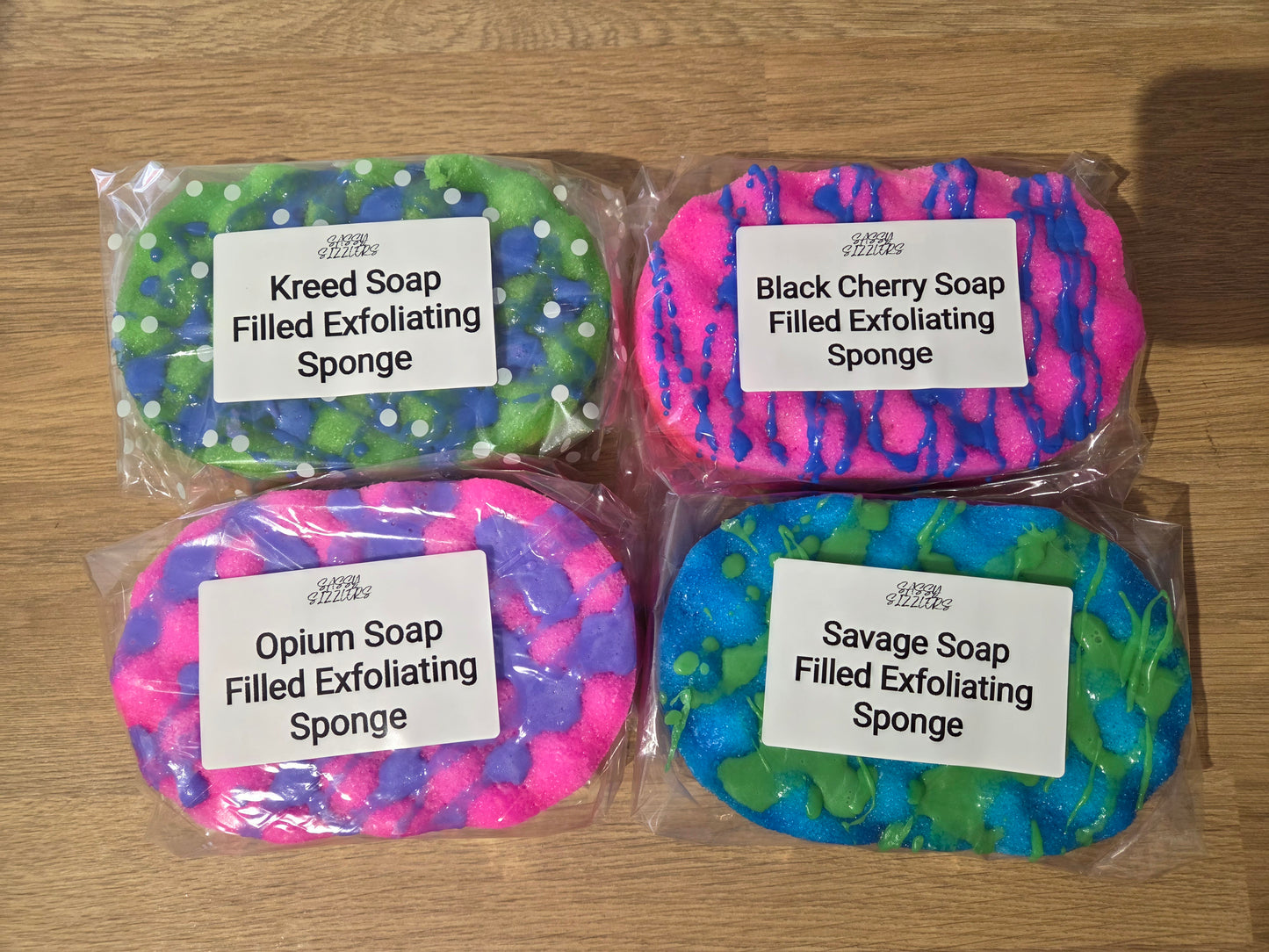 Soap Filled Exfoliating Sponge